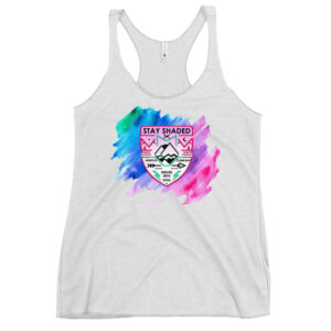 Watercolor Shield Racerback Tank