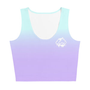 Powder Sunset Ombre Crop Top