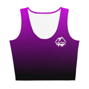 Purple Ombre Crop Top