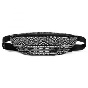 Tribal Roots Black Fanny Pack