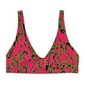 Electric Summer padded bikini top