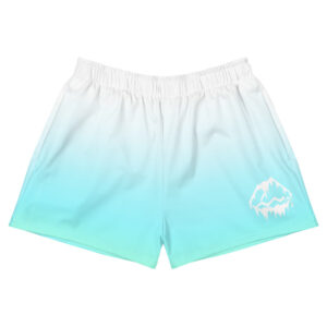 Blue Ice Ombre Women's Shorts