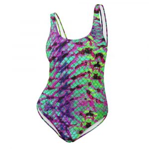 Azure Mermaid One-Piece Swimsuit