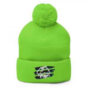 SS Green Pom-Pom Beanie