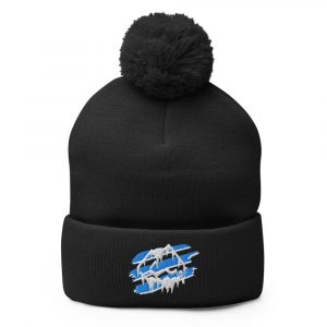 SS Black Pom-Pom Beanie