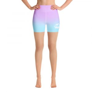 Powder Sunset Ombre Yoga Shorts