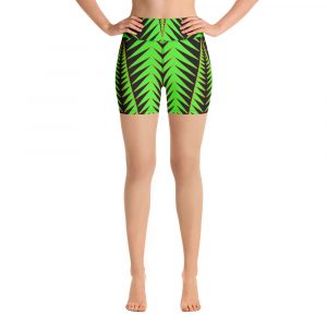 Green Hyperlite Yoga Shorts