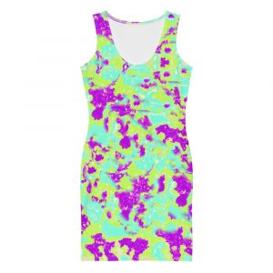 Pastel Confetti Stretchy Dress