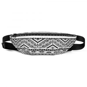 Tribal Roots White Fanny Pack