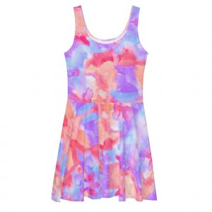 Peach Smoothie Skater Dress