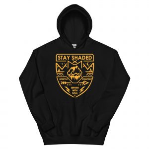 Orange Native Shield Hoodie
